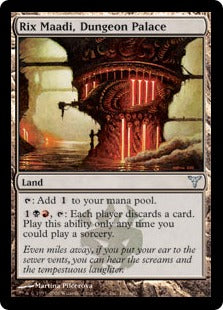 [179]【EN】【FOIL】迷宮の宮殿、リックス・マーディ/Rix Maadi, Dungeon Palace【DIS】[U][土地]