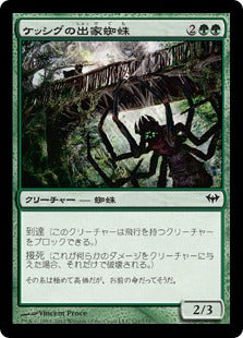 [121]【JP】【FOIL】ケッシグの出家蜘蛛/Kessig Recluse【DKA】[C][緑]