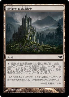 [155]【JP】進化する未開地/Evolving Wilds【DKA】[C][土地]
