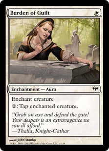 [004]【EN】【FOIL】罪の重責/Burden of Guilt【DKA】[C][白]