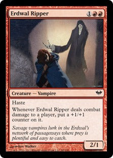 [086]【EN】【FOIL】エルドワルの切り裂き魔/Erdwal Ripper【DKA】[C][赤]