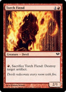 [106]【EN】【FOIL】松明の悪鬼/Torch Fiend【DKA】[C][赤]