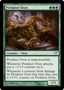 [124]【EN】【FOIL】捕食者のウーズ/Predator Ooze【DKA】[R][緑]