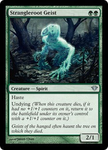 [127]【EN】【FOIL】絡み根の霊/Strangleroot Geist【DKA】[U][緑]