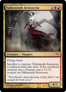 [138]【EN】【FOIL】ファルケンラスの貴種/Falkenrath Aristocrat【DKA】[M][多色]