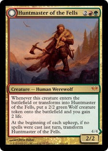[140]【EN】【FOIL】高原の狩りの達人/Huntmaster of the Fells【DKA】[M][多色]