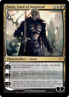 [142]【EN】イニストラードの君主、ソリン/Sorin, Lord of Innistrad【DKA】[M][多色]