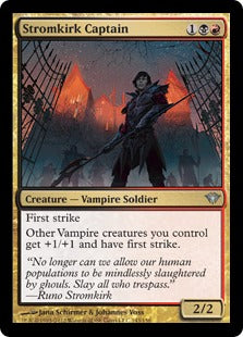 [143]【EN】【FOIL】流城の隊長/Stromkirk Captain【DKA】[U][多色]