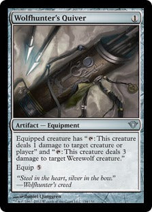 [154]【EN】【FOIL】狼狩りの矢筒/Wolfhunter's Quiver【DKA】[U][茶]