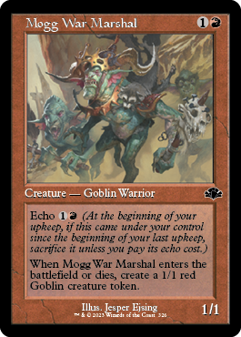 [326]【EN】■旧枠■モグの戦争司令官/Mogg War Marshal【DMR】[C][赤]
