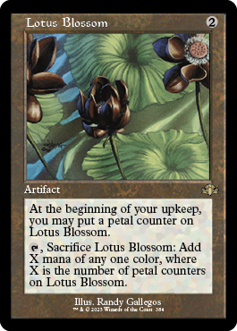[384]【EN】■旧枠■水蓮の花/Lotus Blossom【DMR】[R][茶]