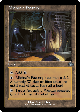 [399]【EN】■旧枠■ミシュラの工廠/Mishra's Factory【DMR】[U][土地]