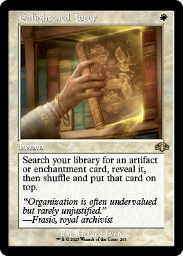 [263]【EN】【FOIL】■旧枠■悟りの教示者/Enlightened Tutor【DMR】[R][白]