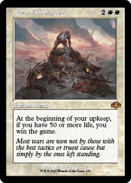 [276]【EN】【FOIL】■旧枠■忍耐の試練/Test of Endurance【DMR】[M][白]