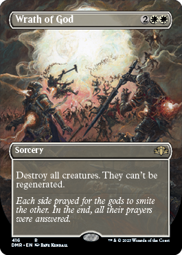 [416]【EN】【FOIL】■ボーダーレス■神の怒り/Wrath of God【DMR】[R][白]