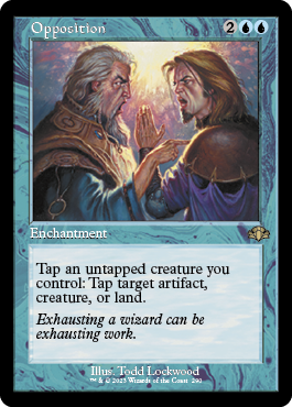 [290]【EN】【FOIL】■旧枠■対立/Opposition【DMR】[R][青]