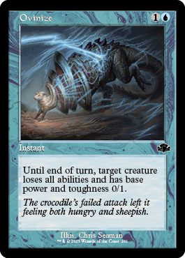 [291]【EN】【FOIL】■旧枠■羊術/Ovinize【DMR】[C][青]