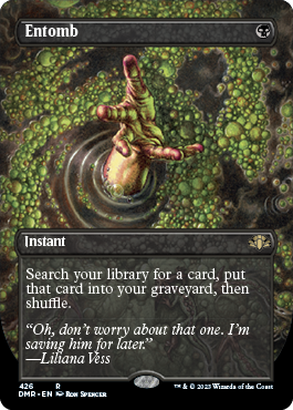 [426]【EN】【FOIL】■ボーダーレス■納墓/Entomb【DMR】[R][黒]