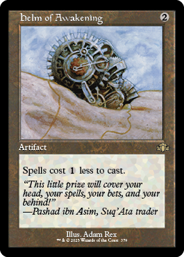 [379]【EN】【FOIL】■旧枠■覚醒の兜/Helm of Awakening【DMR】[R][茶]