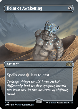 [448]【EN】【FOIL】■ボーダーレス■覚醒の兜/Helm of Awakening【DMR】[R][茶]