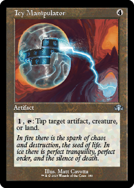[380]【EN】【FOIL】■旧枠■氷の干渉器/Icy Manipulator【DMR】[U][茶]