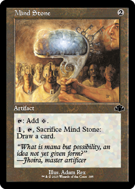 [385]【EN】【FOIL】■旧枠■精神石/Mind Stone【DMR】[C][茶]