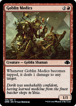 [124]【EN】ゴブリンの衛生兵/Goblin Medics【DMR】[C][赤]