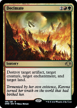 [188]【EN】大量破壊/Decimate【DMR】[R][多色]