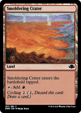 [257]【EN】薄煙の火口/Smoldering Crater【DMR】[C][土地]