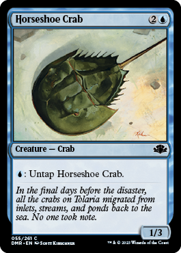 [055]【EN】【FOIL】カブトガニ/Horseshoe Crab【DMR】[C][青]