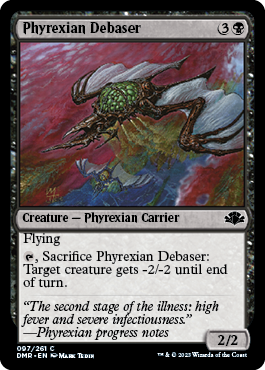 [097]【EN】【FOIL】ファイレクシアの堕落者/Phyrexian Debaser【DMR】[C][黒]