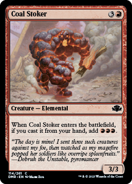 [114]【EN】【FOIL】石炭焚き/Coal Stoker【DMR】[C][赤]