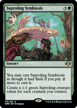 [175]【EN】【FOIL】菌獣の共生/Saproling Symbiosis【DMR】[R][緑]