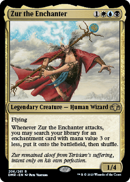 [206]【EN】【FOIL】結界師ズアー/Zur the Enchanter【DMR】[R][多色]