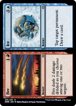 [215]【EN】【FOIL】火+氷/Fire+Ice【DMR】[U][多色]