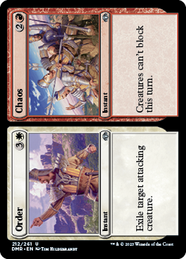 [212]【EN】【FOIL】秩序+混沌/Order+Chaos【DMR】[U][多色]