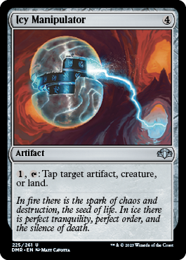 [225]【EN】【FOIL】氷の干渉器/Icy Manipulator【DMR】[U][茶]