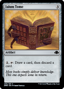 [226]【EN】【FOIL】ジェイラム秘本/Jalum Tome【DMR】[C][茶]