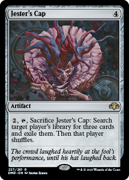 [227]【EN】【FOIL】道化の帽子/Jester's Cap【DMR】[R][茶]