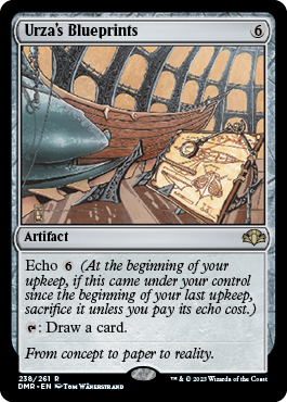 [238]【EN】【FOIL】ウルザの青写真/Urza's Blueprints【DMR】[R][茶]