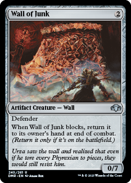 [240]【EN】【FOIL】ガラクタの壁/Wall of Junk【DMR】[U][茶]