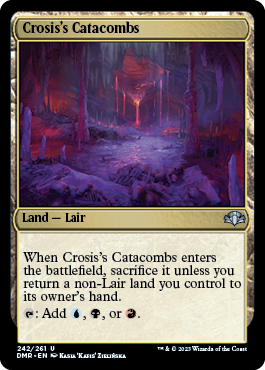 [242]【EN】【FOIL】クローシスの地下墓地/Crosis's Catacombs【DMR】[U][土地]