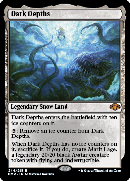 [244]【EN】【FOIL】暗黒の深部/Dark Depths【DMR】[M][土地]