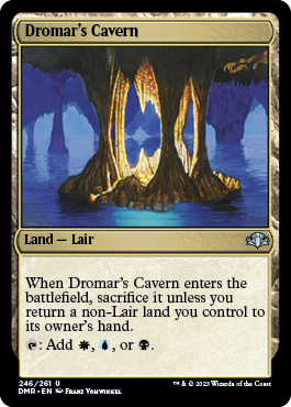 [246]【EN】【FOIL】ドロマーの洞窟/Dromar's Cavern【DMR】[U][土地]