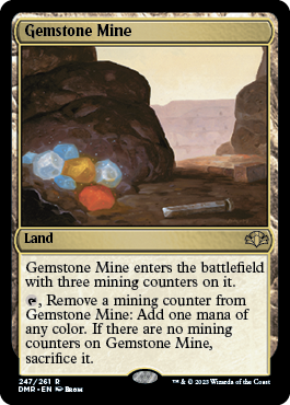 [247]【EN】【FOIL】宝石鉱山/Gemstone Mine【DMR】[R][土地]