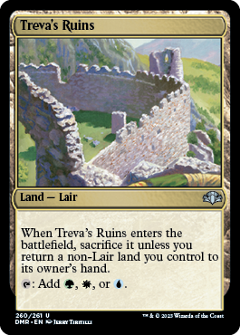 [260]【EN】【FOIL】トリーヴァの廃墟/Treva's Ruins【DMR】[U][土地]