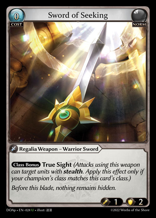 [024]【EN】Sword of Seeking【DOAp】[U][Norm]