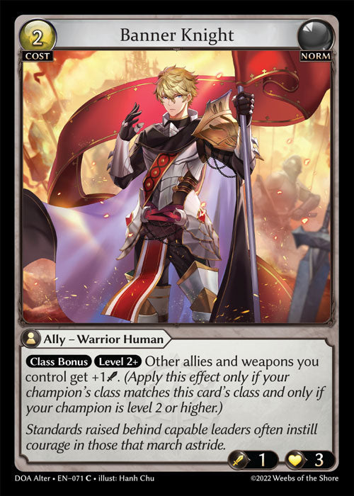 [071]【EN】【FOIL】Banner Knight【DOAAlter】[C][Norm]