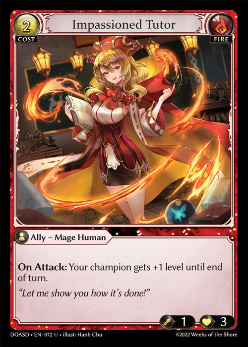 [072]【EN】Impassioned Tutor【DOASD】[U][Fire]