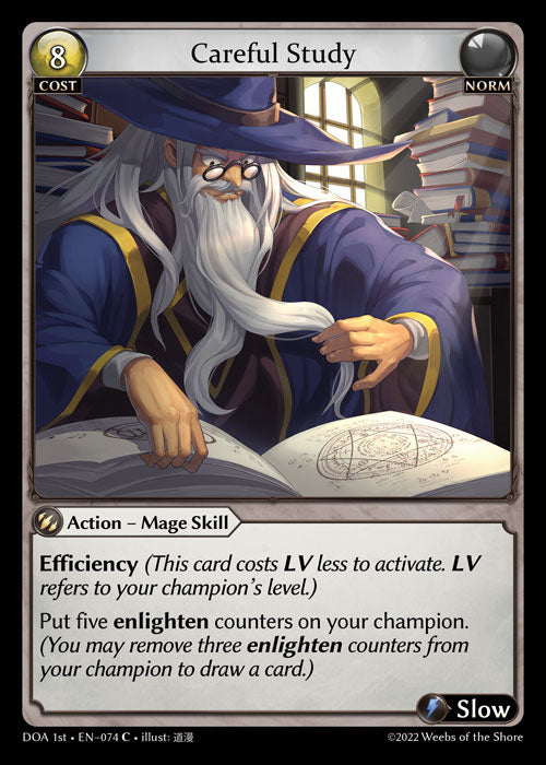 [074]【EN】【FOIL】Careful Study【DOA1st】[C][Norm]
